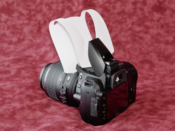 Nikon D3000 ストロボディフューザー装着状態２