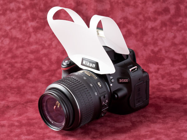 Nikon D5100 ストロボディフューザー装着状態１