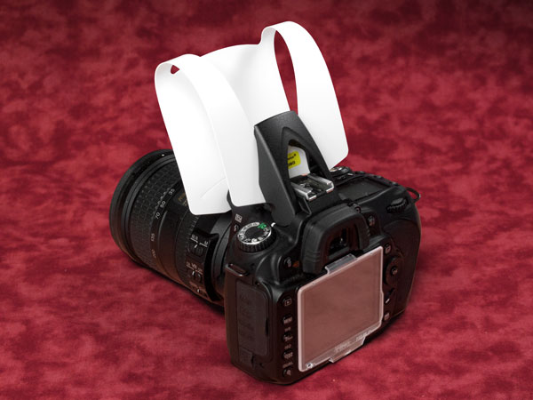 Nikon D90 ストロボディフューザー装着状態２