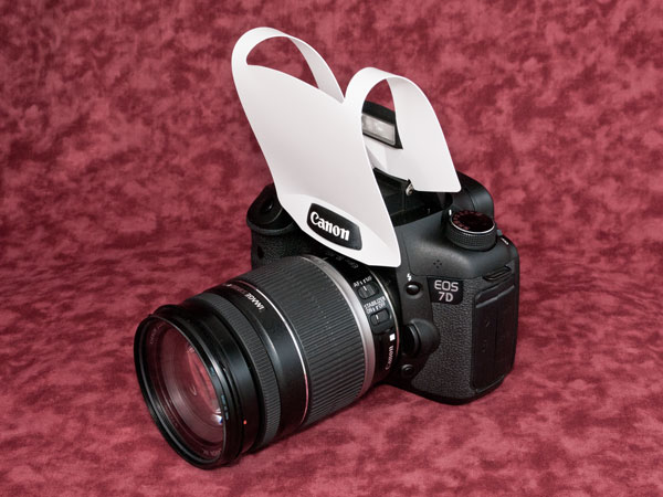 Canon EOS 7D ストロボディフューザー装着状態１