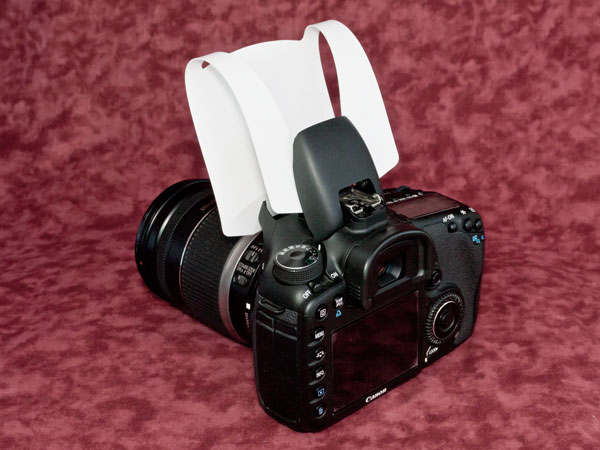 Canon EOS 7D ストロボディフューザー装着状態２