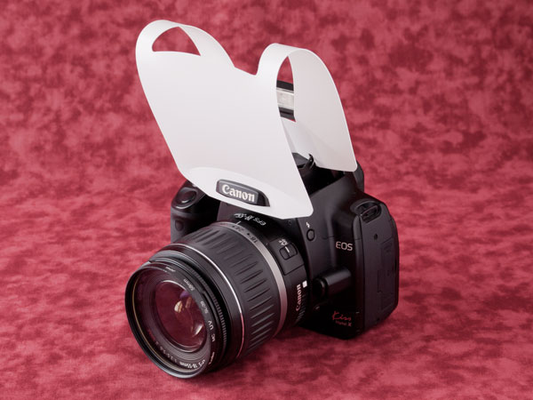 Canon EOS Digital X ストロボディフューザー装着状態１