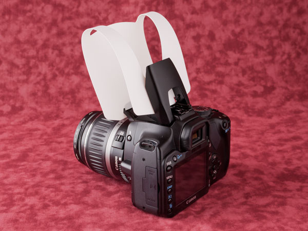 Canon EOS Digital X ストロボディフューザー装着状態２
