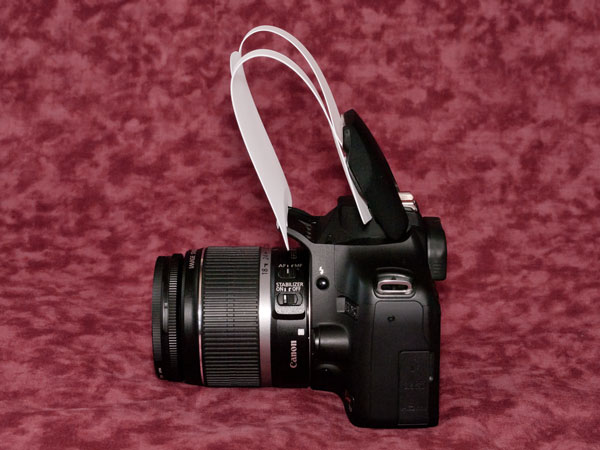 Canon EOS Kiss X3 ストロボディフューザー装着状態３