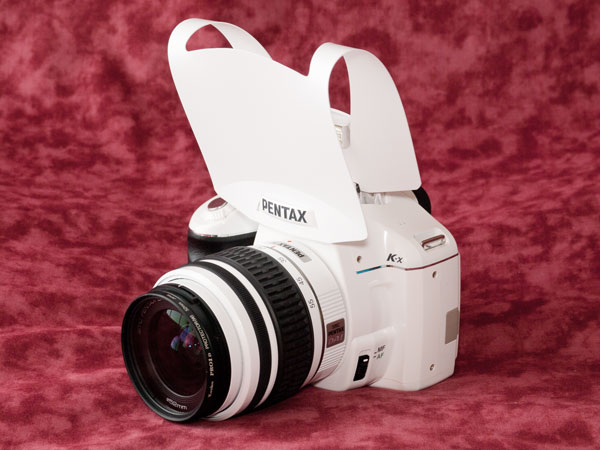 PENTAX K-x ストロボディフューザー装着状態１